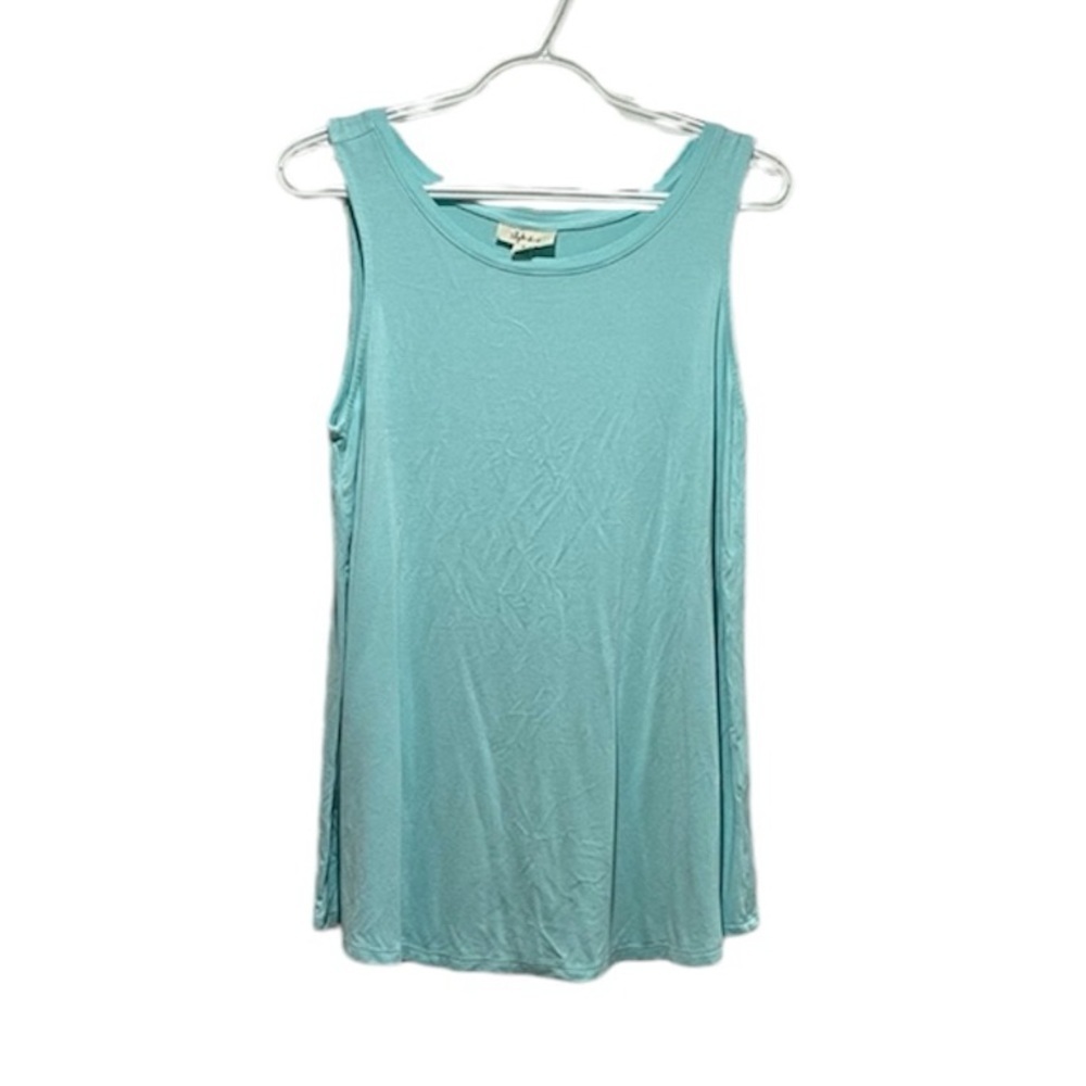 Style & Co women’s light blue M tank top